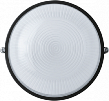 Светильник банный Navigator NBL-R1-60-E27 60Вт E27 IP54 Круг Черный 175х175мм картинка 